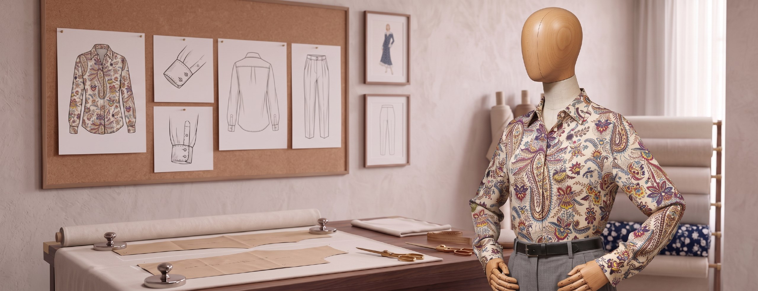 Ткани стиль Etro