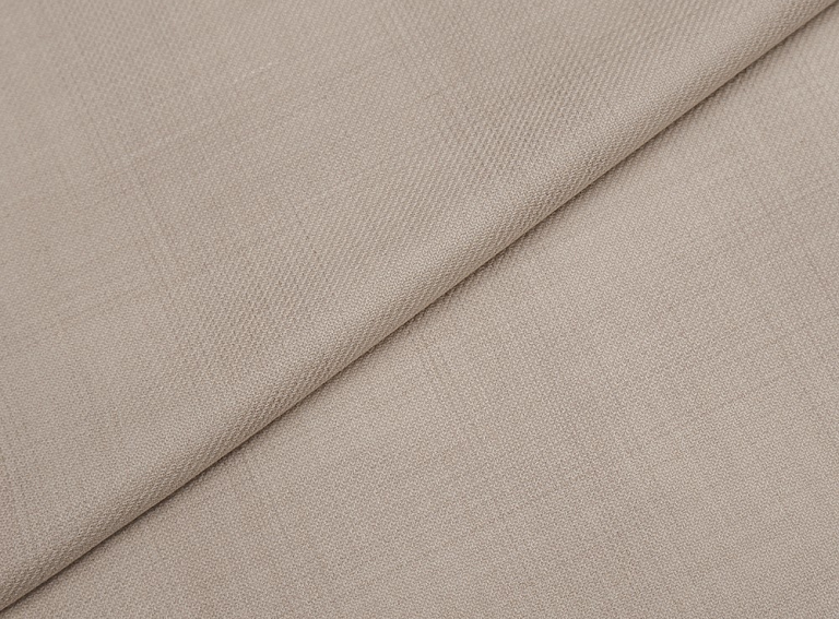 Фото ткани Кашемировая ткань в клетку, цвет - бежевый