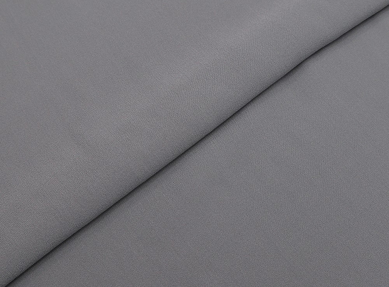 Фото ткани Шифон, цвет - серый