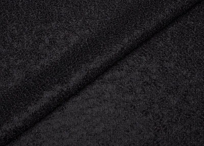 Фото ткани Пальтовый мохер с альпакой, цвет - черный