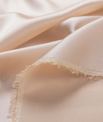 Атласная ткань, цвет - pale blush. Изображение 3