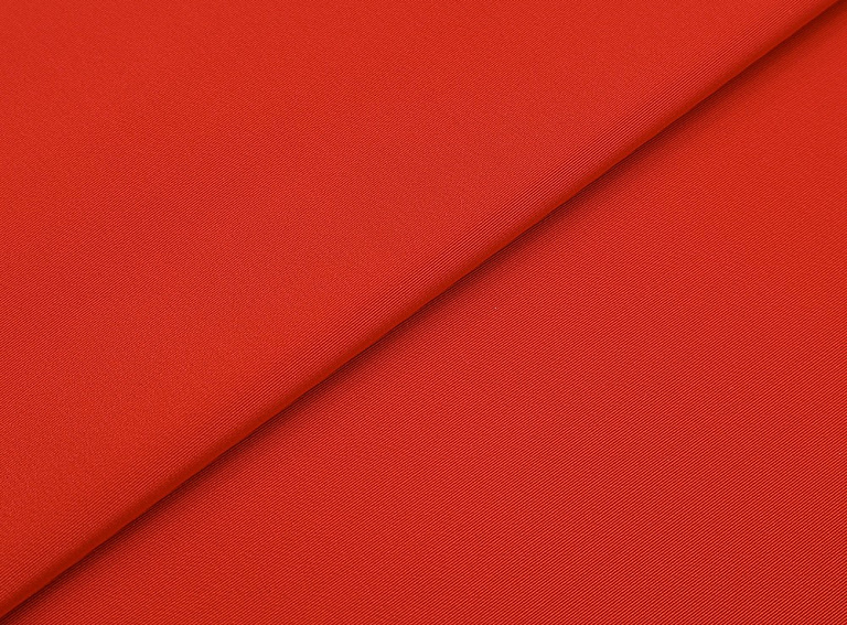 Фото ткани Натуральный шелк (репсовый), цвет - красный