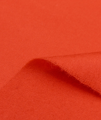 Кашемировая ткань тип Loro Piana, цвет - красный. Изображение 2