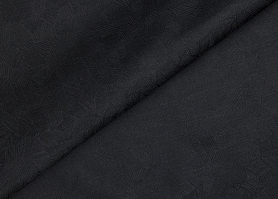 Фото ткани Натуральный шелк тип Tom Ford, цвет - черный