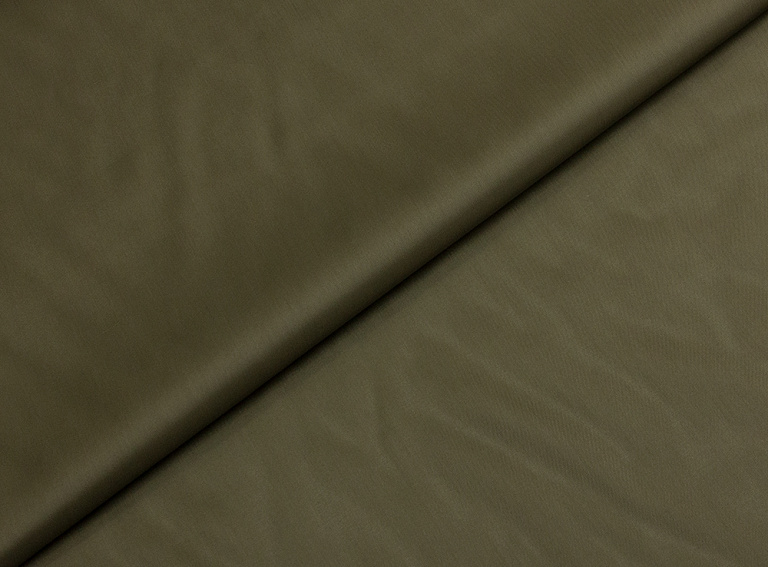 Фото ткани Подкладочная ткань, цвет - хаки