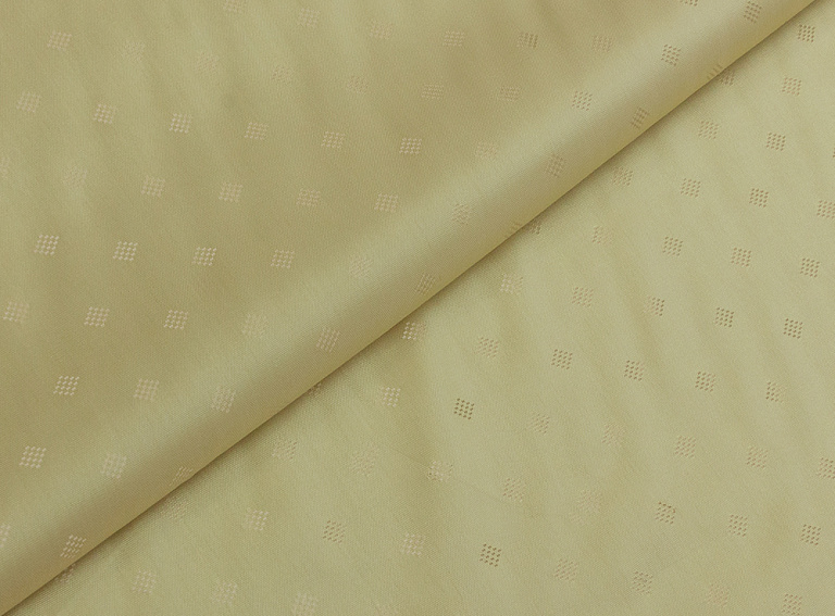 Фото ткани Подкладочная ткань с рисунком, цвет - зеленый
