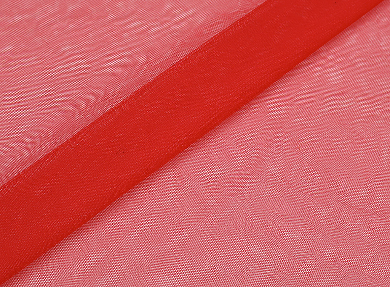 Фото ткани Сетка, цвет - красный