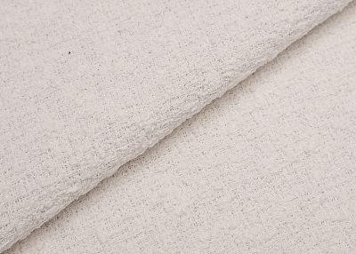 Фото ткани Хлопковый твид тип Valentino, цвет - молочный