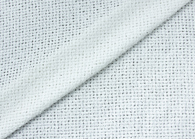 Фото ткани Сетка хлопковая тип Chanel, цвет - молочный