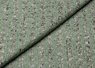 Фото ткани Хлопковая ткань тип Etro, цвет - серый, зеленый, полоска