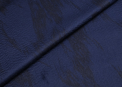 Фото ткани Кашемировая ткань тип Loro Piana с рисунком, цвет - электрик