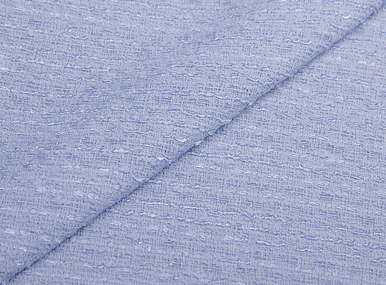 Фото ткани Ткань тип Chanel, цвет - голубой