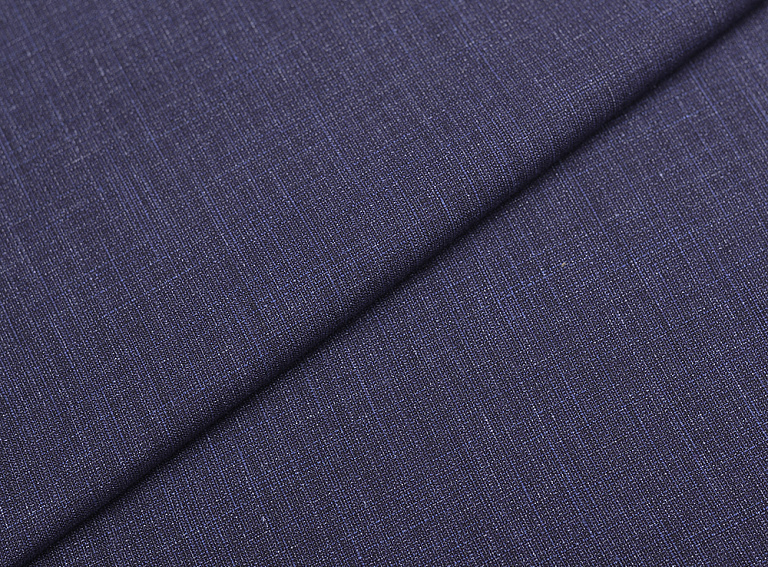 Фото ткани Льняная ткань, цвет - синий