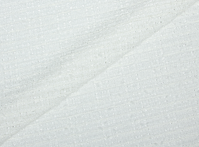 Фото ткани Ткань тип Chanel, цвет - белый