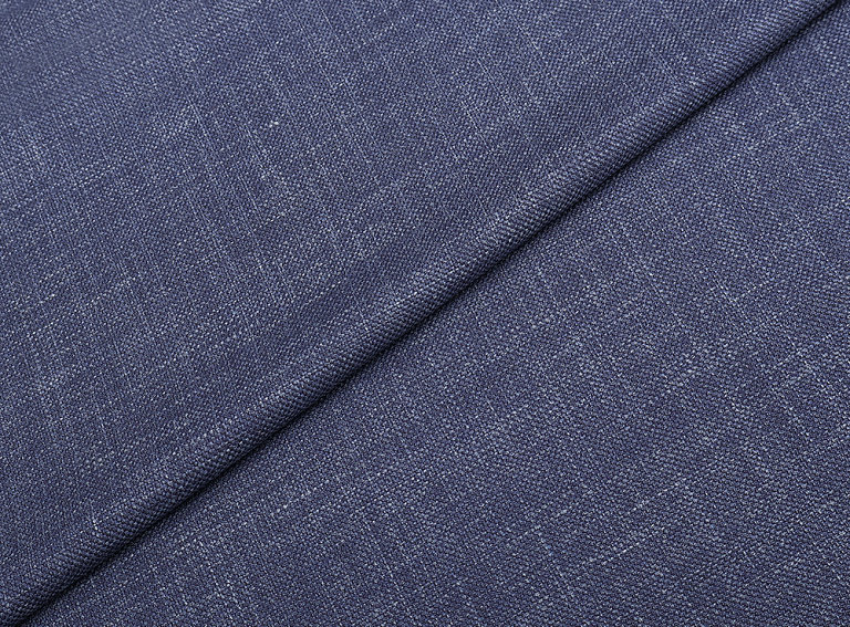 Фото ткани Льняная ткань, цвет - синий