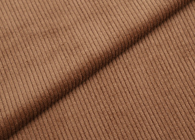 Фото ткани Хлопковый вельвет, цвет - коричневый