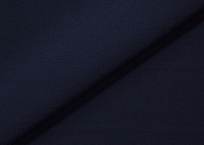 Фото ткани Шерстяной креп, цвет - темно-синий