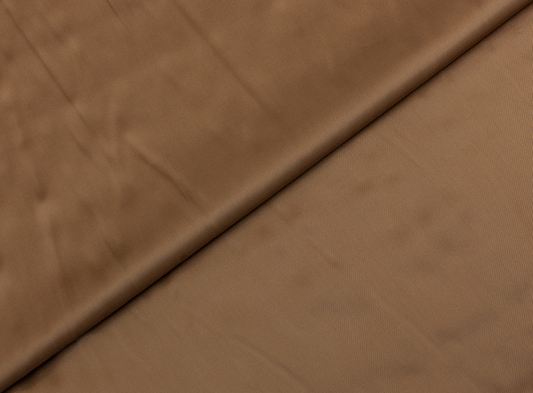 Фото ткани Подкладочная ткань, цвет - коричневый