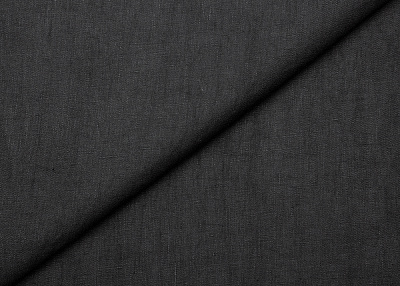 Фото ткани Льняная ткань, цвет - черный