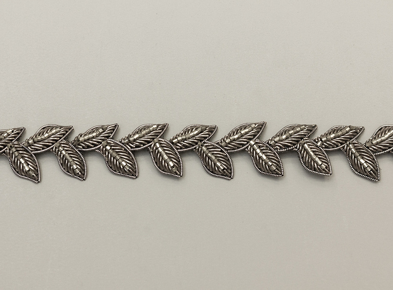 Фото ткани Декоративная тесьма тип Gucci, цвет - металлик