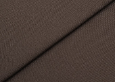 Фото ткани Натуральный шелк (репсовый), цвет - коричневый