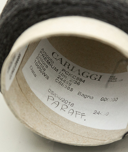 Пряжа кашемир тип Cariaggi (100гр), цвет - серый. Изображение 4