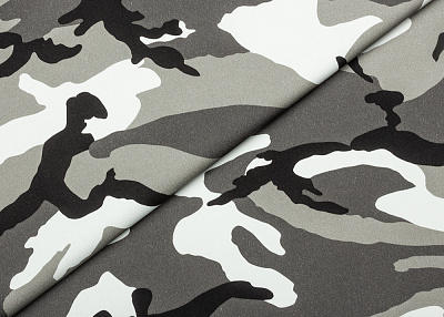 Фото ткани Джинса, цвет - серый, белый, черный, милитари
