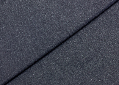 Фото ткани Хлопковая джинса тип Loro Piana, цвет - синий