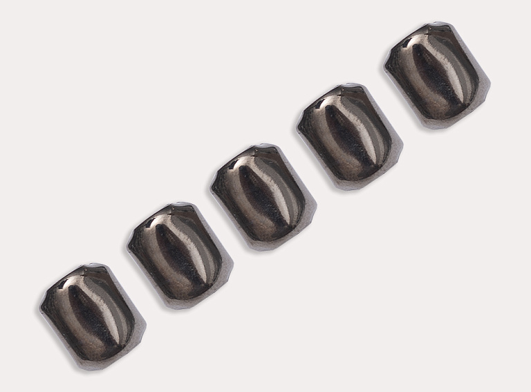 Фото ткани Пуговица металлическая, цвет - серый