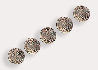 Фото ткани Пуговица круглая, разноцветная