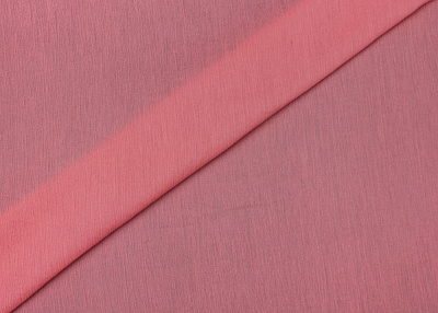 Фото ткани Хлопковая марлевка-крэш, цвет - лососевый