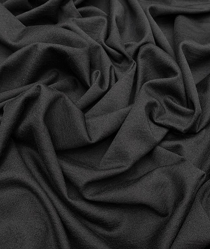 Трикотаж кашемир тип Ermenegildo Zegna, цвет - черный. Изображение 3