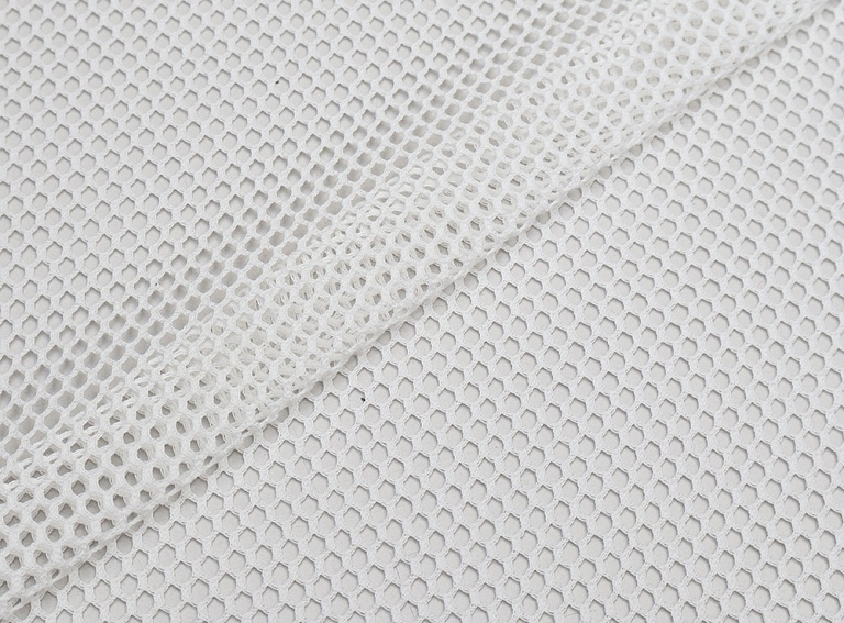 Фото ткани Хлопковая сетка, цвет - белый