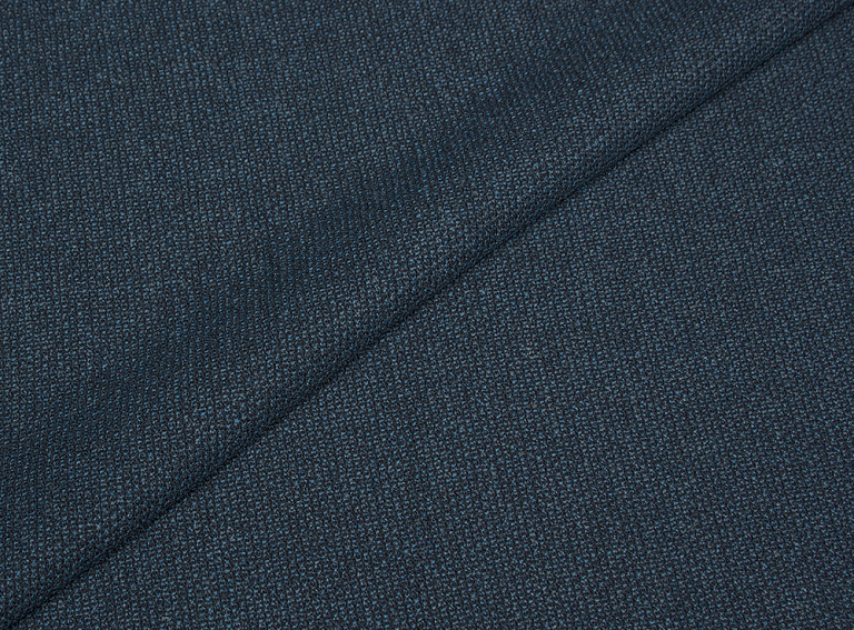 Фото ткани Кашемировая ткань с шерстью, цвет - синий и темно-синий