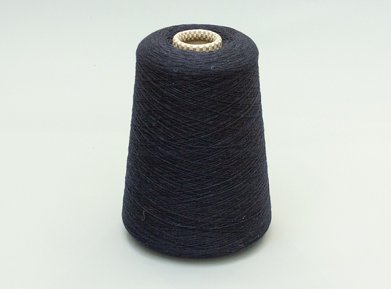 Фото ткани Пряжа кашемир (100гр), цвет - синий