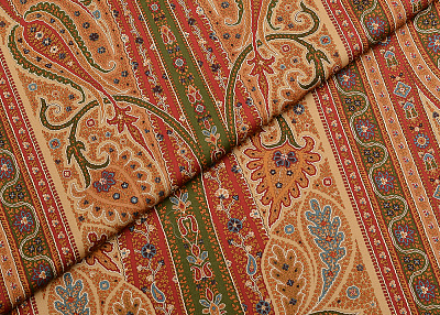 Фото ткани Хлопковая ткань с рисунком, цвет - пейсли