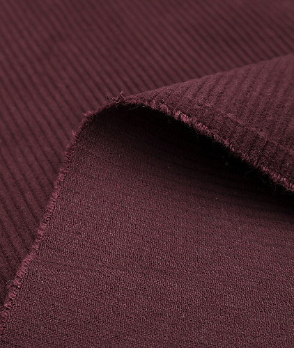 Хлопковый вельвет тип Brunello Cucinelli, цвет - бордовый. Изображение 2