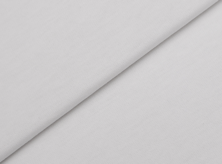 Фото ткани Хлопковый футер тип Brunello Cucinelli, цвет - белый