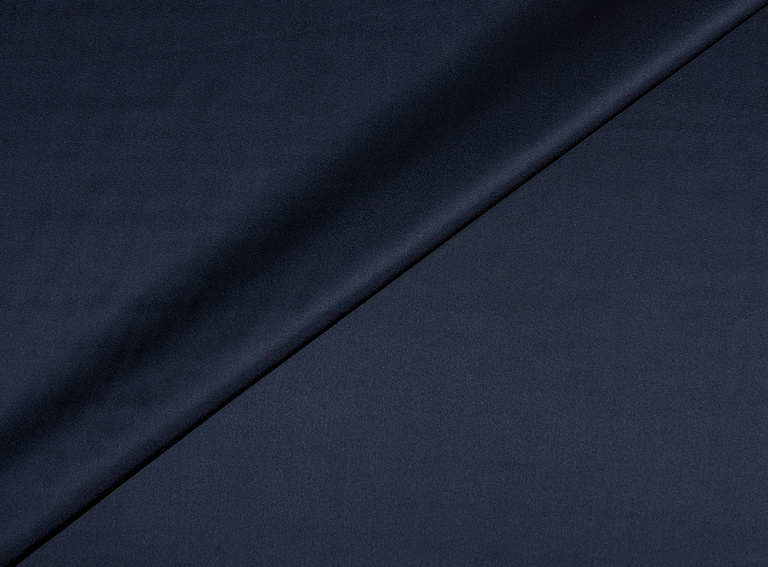 Фото ткани Атласная ткань, цвет - темно-синий