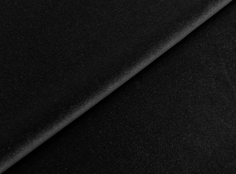 Фото ткани Хлопковый бархат, цвет - черный