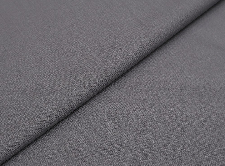 Фото ткани Шерстяная ткань с мохером тип Valentino, цвет - серый