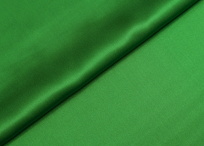Фото ткани Атласный шелк, цвет - зеленый