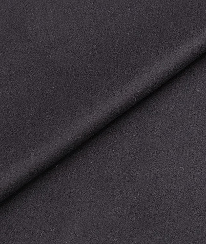 Кашемировая ткань тип Loro Piana, цвет - черный. Изображение 1