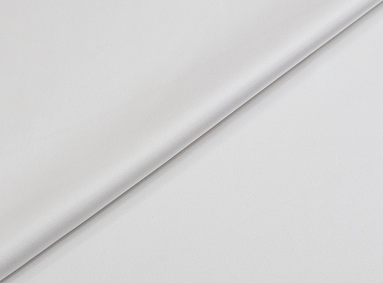 Фото ткани Атласный шелк, цвет - белый