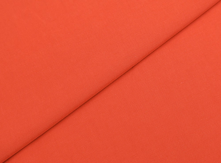 Фото ткани Льняная ткань с шелком тип Loro Piana, цвет - лососевый