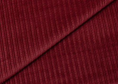 Фото ткани Вельвет, цвет - бордовый