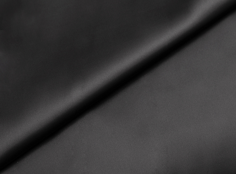 Фото ткани Шелковая органза, цвет - черный