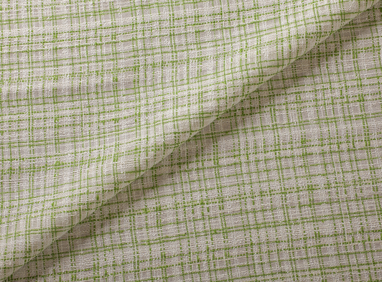 Фото ткани Костюмная ткань тип Valentino, цвет - белый и зеленый