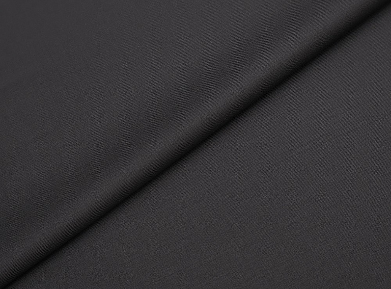 Фото ткани Шерстяная ткань, цвет - черный