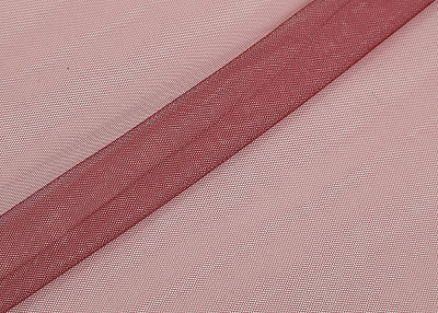 Фото ткани Сетка, цвет - бордовый